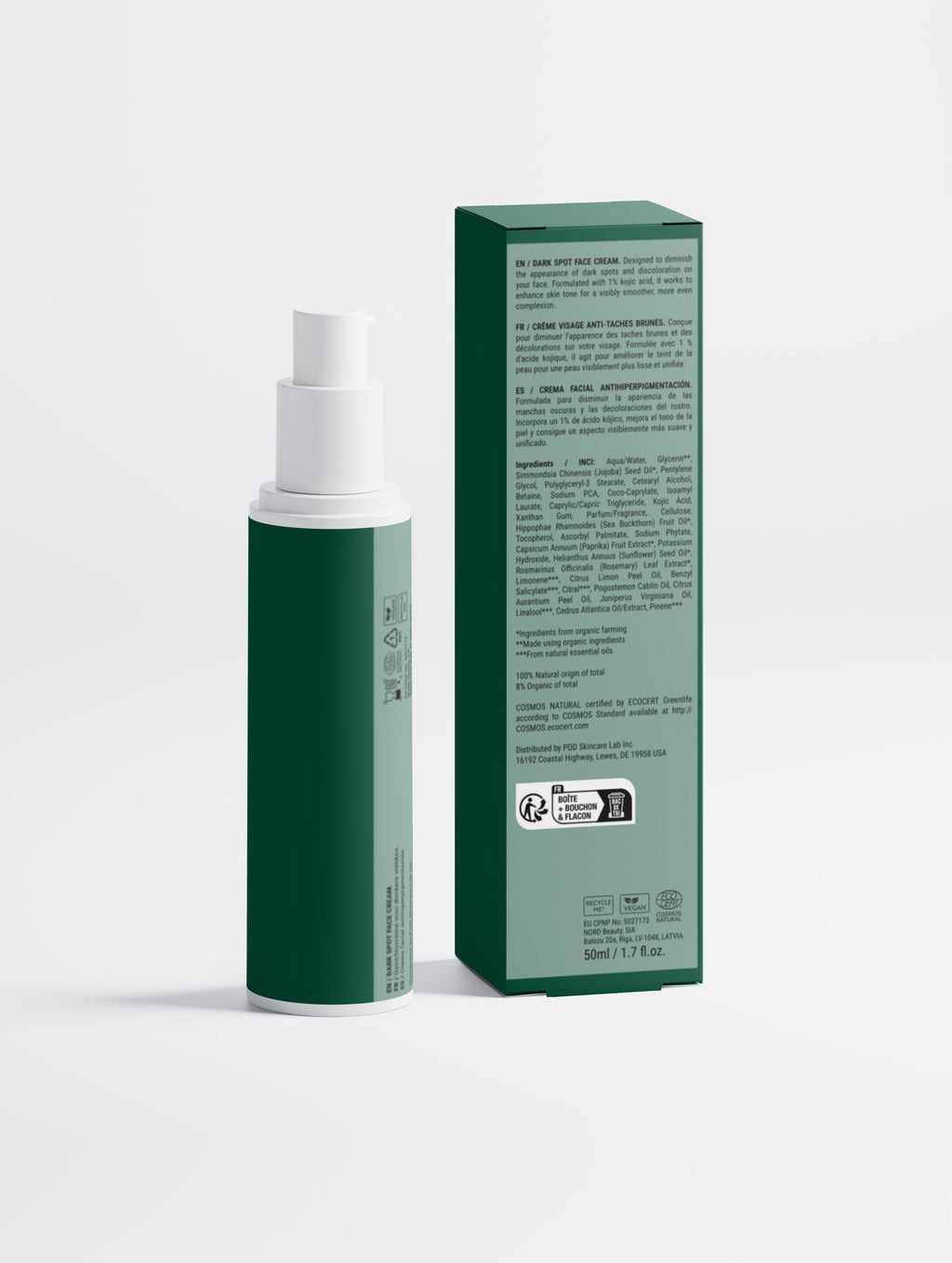 Dark Spot Face Cream with Kojic Acid